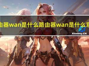 路由器wan是什么 路由器wan是什么意思