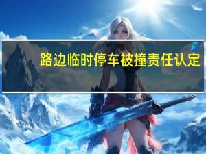 路边临时停车被撞责任认定