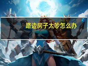 路边房子太吵怎么办