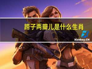 蹄子两瓣儿是什么生肖（蹄子简介）