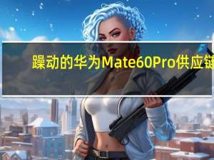 躁动的华为Mate 60 Pro供应链：订单爆了 招人、扩产