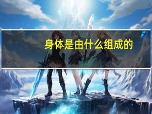 身体是由什么组成的