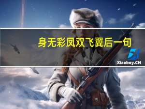 身无彩凤双飞翼后一句（身无彩凤双飞翼上一句）