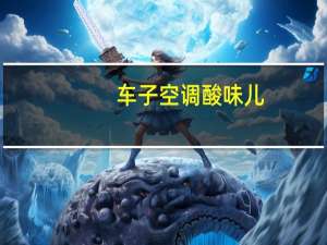 车子空调酸味儿