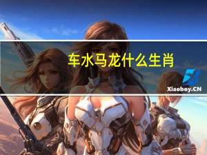 车水马龙什么生肖（车水马龙打一生肖）