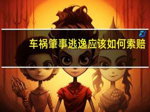 车祸肇事逃逸应该如何索赔