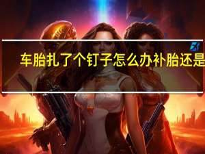 车胎扎了个钉子怎么办补胎还是换