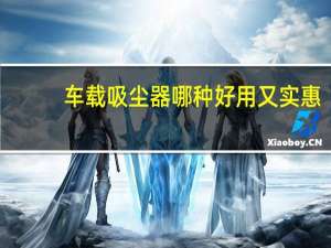 车载吸尘器哪种好用又实惠（车载吸尘器哪种好）
