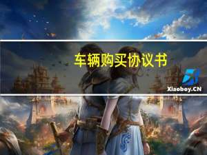 车辆购买协议书