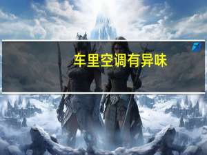 车里空调有异味