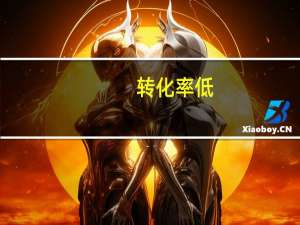 转化率低