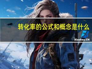转化率的公式和概念是什么（转化率的公式和概念）