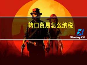 转口贸易怎么纳税