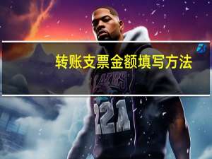 转账支票金额填写方法（支票金额的填写方法）