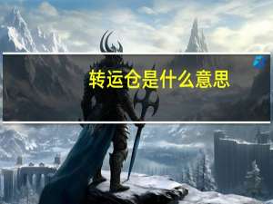 转运仓是什么意思