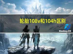 轮胎108v和104h区别