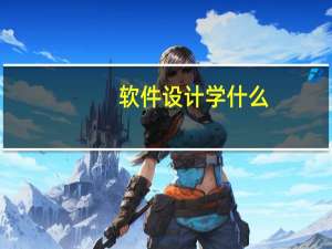 软件设计学什么