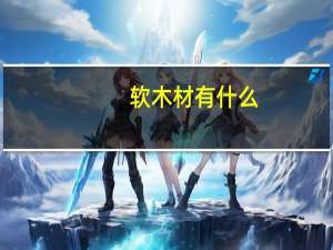 软木材有什么