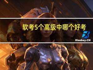 软考5个高级中哪个好考