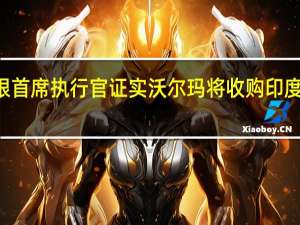 软银首席执行官证实沃尔玛将收购印度Flipkart