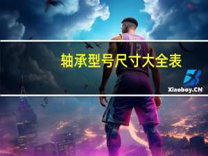 轴承型号尺寸大全表（轴承型号尺寸大全）