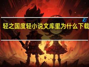 轻之国度轻小说文库里为什么下载失败（轻之国度 轻小说）