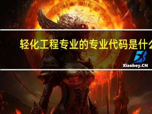 轻化工程专业的专业代码是什么