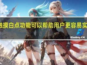 辅助触摸白点功能可以帮助用户更容易实现一些操作