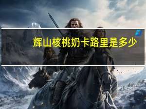 辉山 核桃奶卡路里是多少