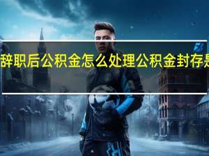 辞职后公积金怎么处理　公积金封存是什么