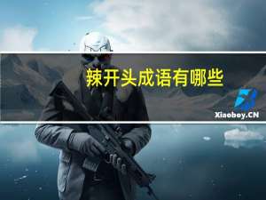 辣开头成语有哪些