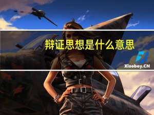 辩证思想是什么意思