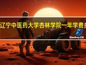 辽宁中医药大学杏林学院一年学费多少钱