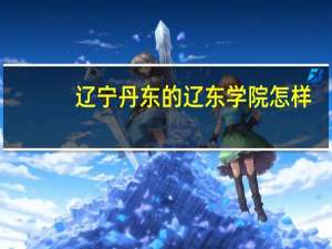 辽宁丹东的辽东学院怎样