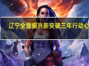 辽宁全面振兴新突破三年行动心得