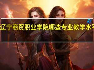 辽宁商贸职业学院哪些专业教学水平较高