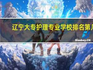 辽宁大专护理专业学校排名第几