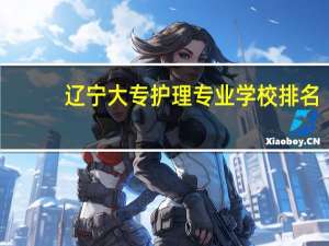 辽宁大专护理专业学校排名
