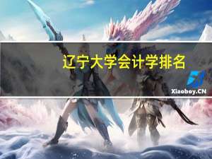 辽宁大学会计学排名