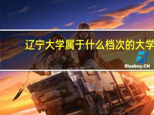 辽宁大学属于什么档次的大学
