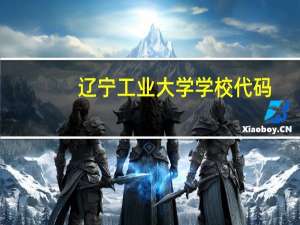 辽宁工业大学学校代码