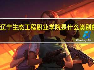 辽宁生态工程职业学院是什么类别的学校