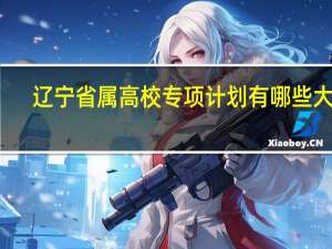 辽宁省属高校专项计划有哪些大学
