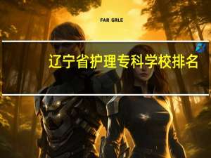 辽宁省护理专科学校排名