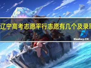 辽宁高考志愿平行志愿有几个及录取规则