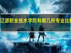辽源职业技术学院有哪几所专业比较热门