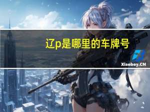 辽p是哪里的车牌号