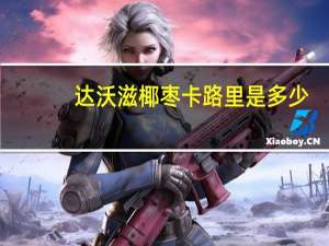 达沃滋 椰枣卡路里是多少