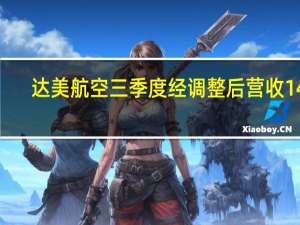 达美航空三季度经调整后营收145.5亿美元市场预估145.5亿美元三季度经调整后每股收益2.03美元市场预估1.94美元