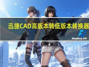 迅捷CAD高版本转低版本转换器 V1.0.1.0 官方版（迅捷CAD高版本转低版本转换器 V1.0.1.0 官方版功能简介）